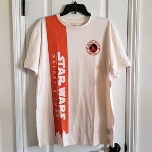 Star Wars Galaxy's Edge Black Spire Outpost Mens Large Short Sleeve Tee NWT